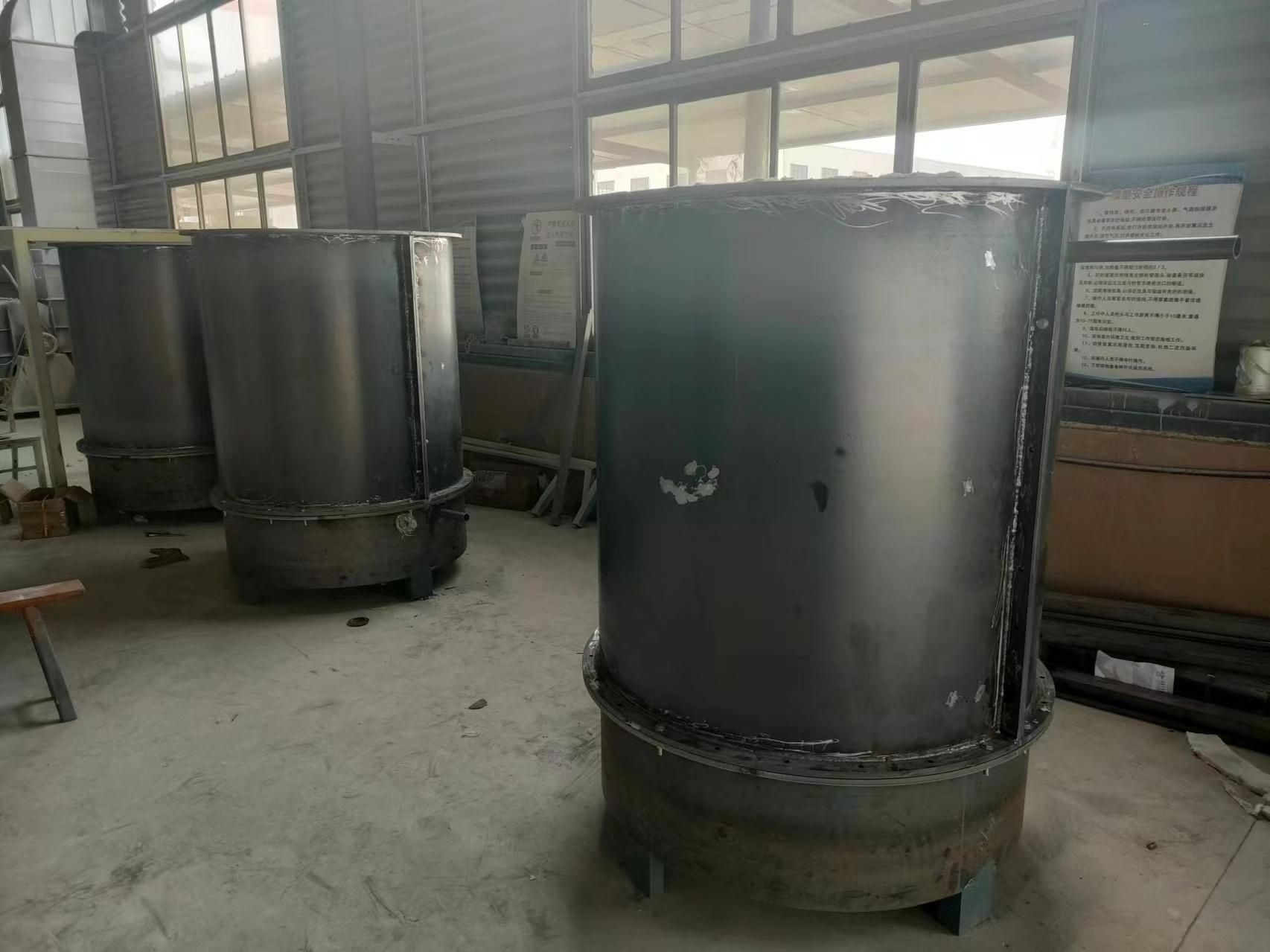 化工加热炉生产车间